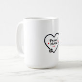 Black Stethoscope Forming Heart Shape with Kaffeetasse (Vorderseite Links)