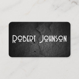 Black Stone Business Card Visitenkarte