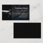 Black Stone Car Front Business Card Visitenkarte (Vorne/Hinten)