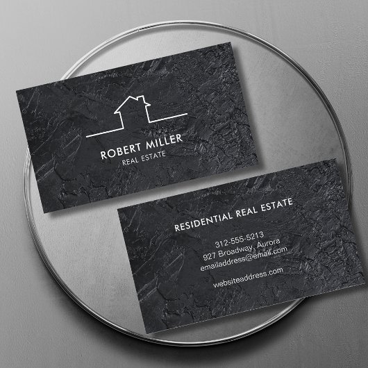Black Stone Realtor Visitenkarte