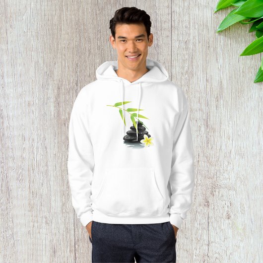 Black Stones Mens Hoodie