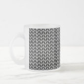 BLACK STRICK Mattiert Glass Tasse (Links)