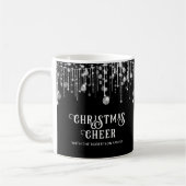 Black String Lights Weihnachts-Party Kaffeetasse (Links)