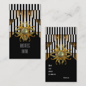 Black Strip Jewel der Visitenkarte (Vorne/Hinten)