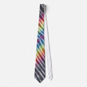 Black Stripe Gefärbte Krawatte Necktie