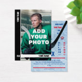 Black Stripe Hockey Trading Card - Custom Stats (Schreibtisch)