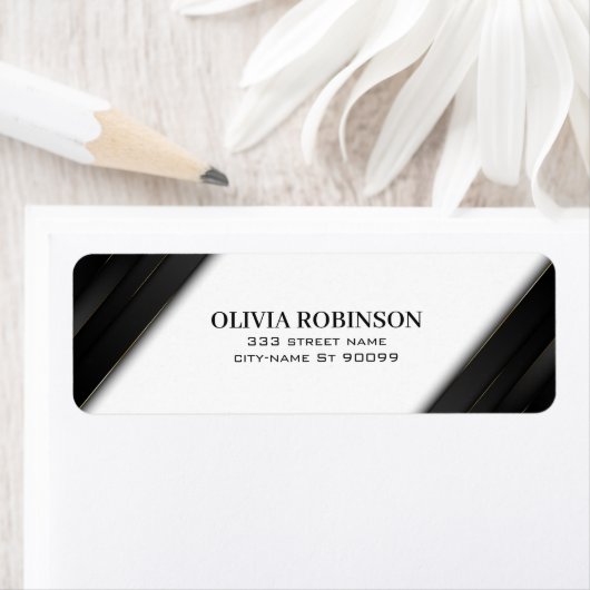 Black Stripes Gold dünne Linien (Insitu)