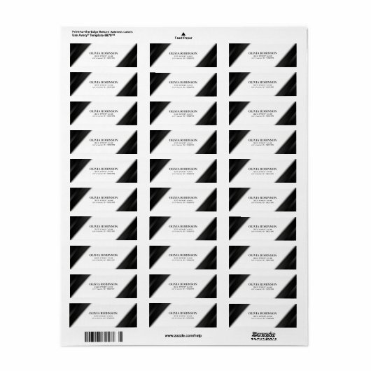 Black Stripes Gold dünne Linien (Vorne)