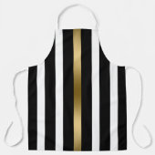 Black Stripes Pattern Schürze (Vorderseite)