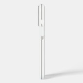 Black Stripes White Baseball Jersey Case-Mate iPhone Hülle (Rückseite / Links)