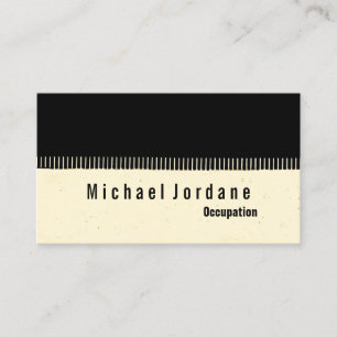 Black Strips ~ Visitenkarten RETRO Unisex Visitenkarte