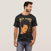 Black Strong Girl Afro Liebe Melanin African Ameri T-Shirt (Vorne ganz)