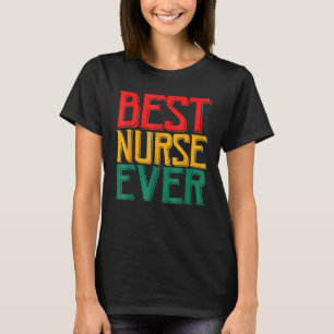 Black Strong Nurse Afro Liebe Melanin T-Shirt