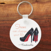 Black Stylin' High Heels Schlüsselanhänger (Vorderseite)