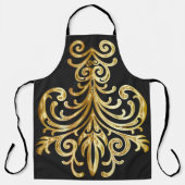 Black Stylish Authority® Schürze (Vorderseite)