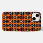 Black Sugar Skull Case-Mate iPhone Hülle (Rückseite (Horizontal))