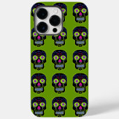 Black Sugar Skull Case-Mate iPhone Hülle (Rückseite)