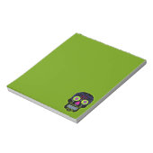 Black Sugar Skull Notizblock (Rotiert)