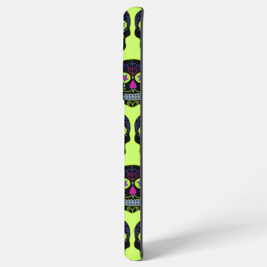 Black Sugar Skull Samsung Galaxy Hülle (Rückseite (Horizontal))