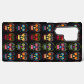 Black Sugar Skull Samsung Galaxy Hülle (Rückseite (Horizontal))