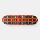 Black Sugar Skull Skateboard (Horizontal)