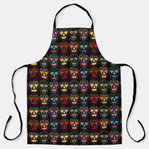 Black Sugar Skulls Schürze