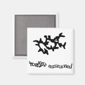 Black Summoning Weedalua Magnet (Vorderseite/Rückseite)