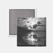 Black Sunset - Studie in Monochrome Magnet (Vorderseite/Rückseite)
