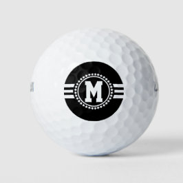 Black Superstar Monogram Golfball