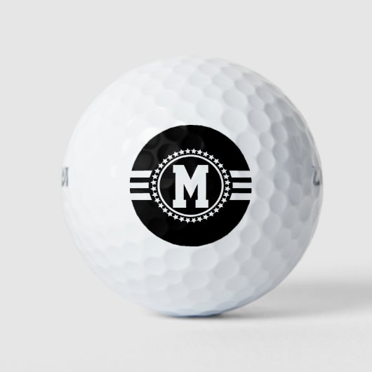 Black Superstar Monogram Golfball (Vorderseite)