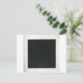 Black Suprematistic Square von Kazimir Malevich Postkarte (Stehend Vorderseite)