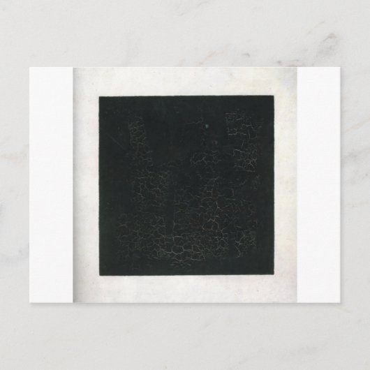 Black Suprematistic Square von Kazimir Malevich Postkarte (Vorderseite)