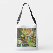 Black Swallow Butterfly #2 Tragetaschen Mit Langen Trägern (Rückseite)