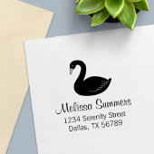 Black Swan-Adresse Permastempel