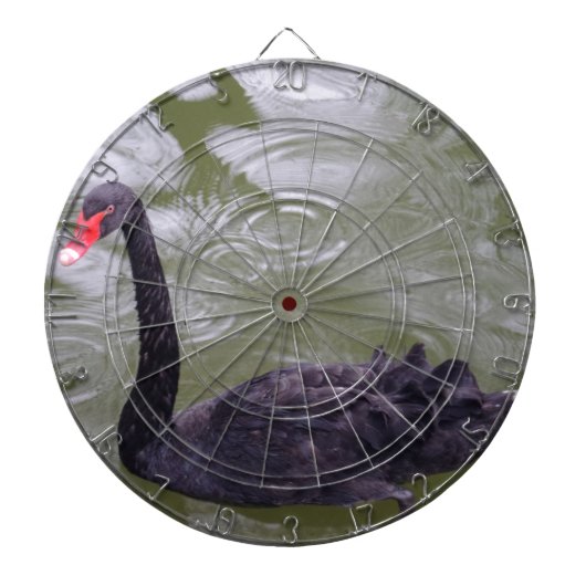 Black Swan Dartboard Dartscheibe (vorne)