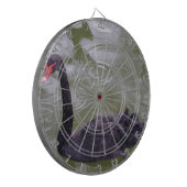 Black Swan Dartboard Dartscheibe (Vorderseite Links)