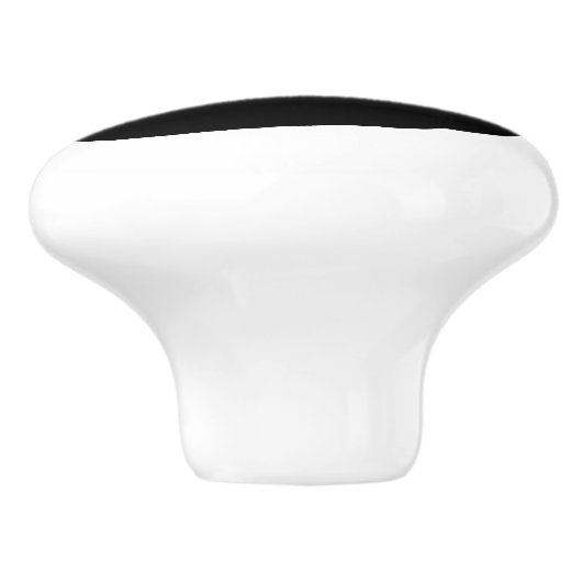 Black Swan Design Personalised Keramikknauf (Seitenansicht)