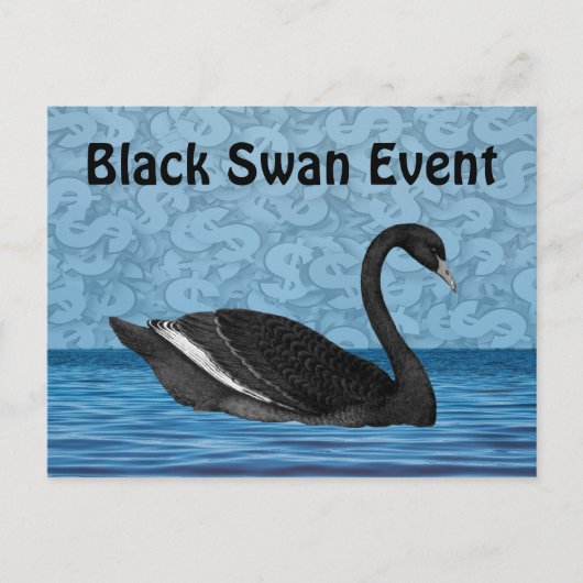 Black Swan-Ereignis Postkarte (Vorderseite)