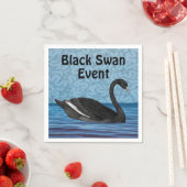Black Swan-Ereignis Serviette (Beispiel)