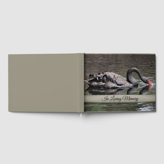 Black Swan Erinnerung Gästebuch (Voll)