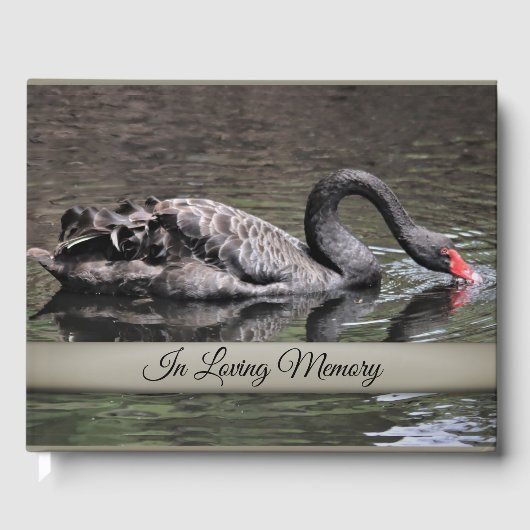 Black Swan Erinnerung Gästebuch (Vorderseite)