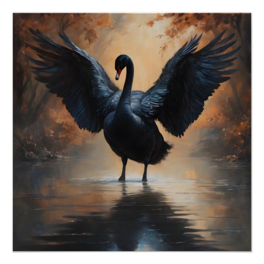 Black Swan no 6 Glossy Poster (Vorderseite)