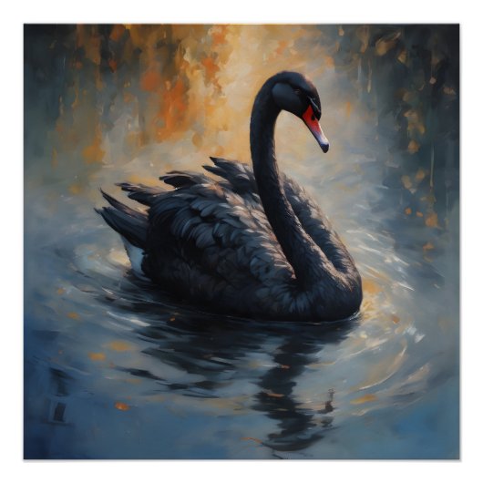 Black Swan no 7 Glossy Poster (Vorderseite)
