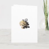 Black Swan Quinceañera Foto Einladung (Rückseite)