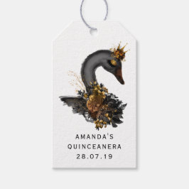 Black Swan Quinceañera Geschenkanhänger