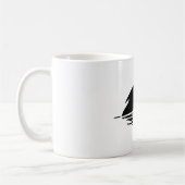 Black Swan-Silhouette Kaffeetasse (Links)