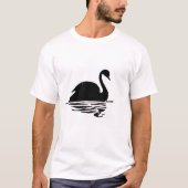 Black Swan-Silhouette T-Shirt (Vorderseite)