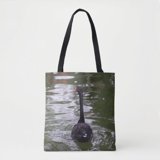 Black Swan Tote Bag Tasche (Vorderseite)