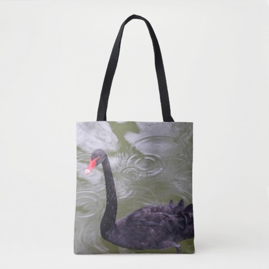 Black Swan Tote Bag Tasche (Vorderseite)