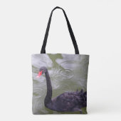 Black Swan Tote Bag Tasche (Rückseite)